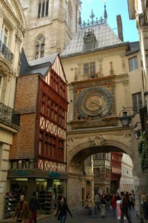 Gros Horloge in Rouen